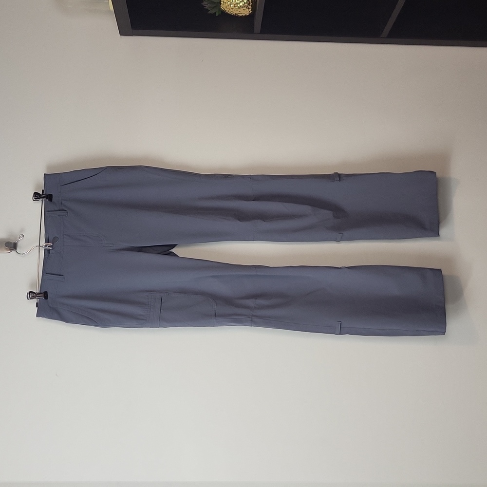 REI CO-OP Gray Regular Fit Adjustable Hem Water Resistant Hiking Pants